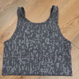 lululemon athletica Gray Patterned Sports Bra Ptp 16